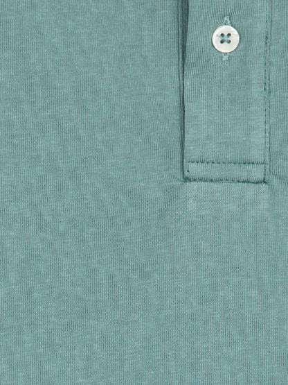 Dunkelkhaki Baumwollmischung T-Shirt