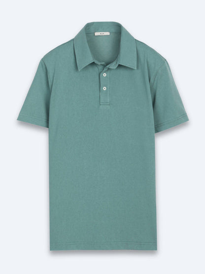 Dunkelkhaki Baumwollmischung T-Shirt
