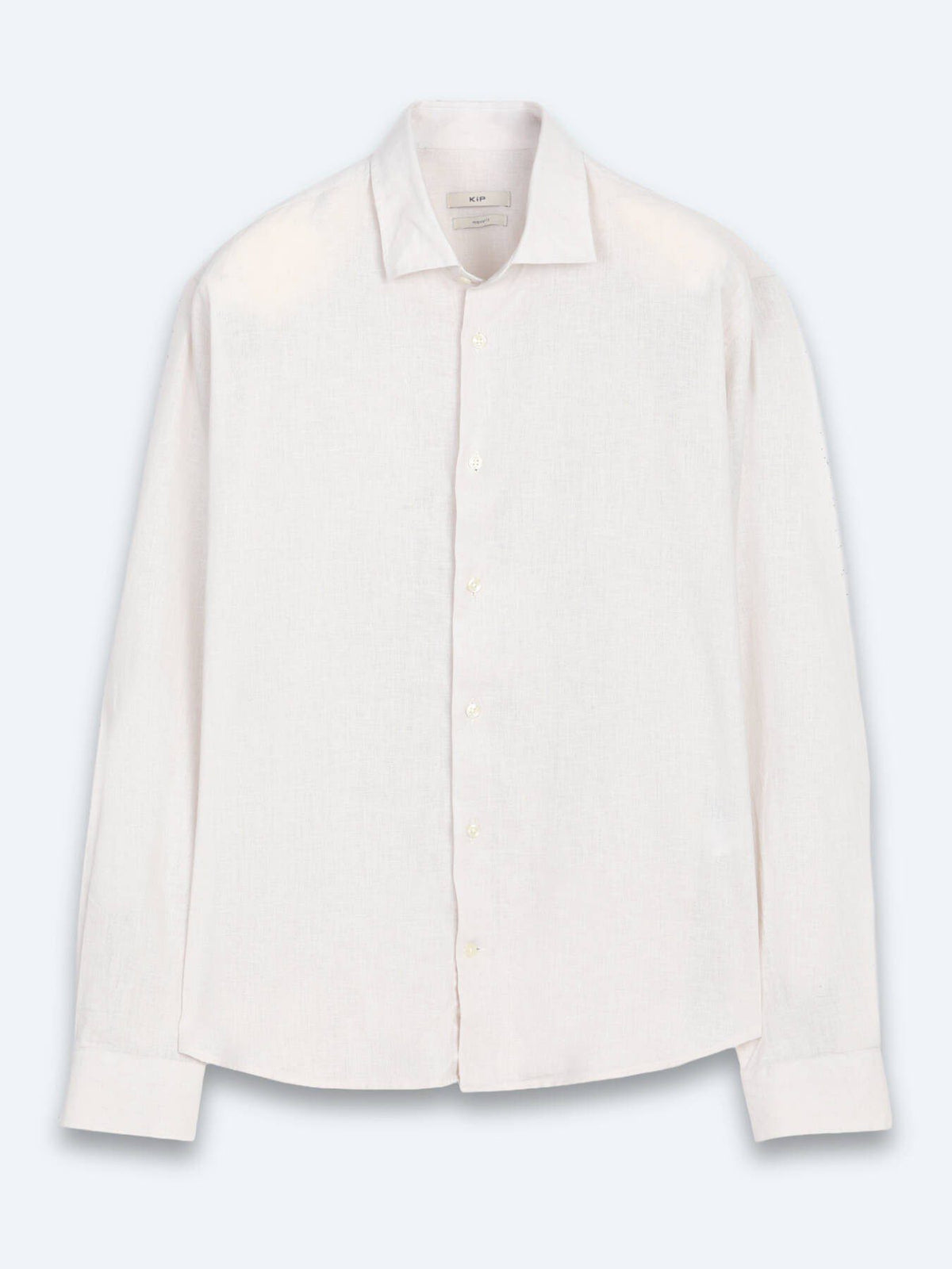 Beige Regular Fit Casual Baumwollhemd