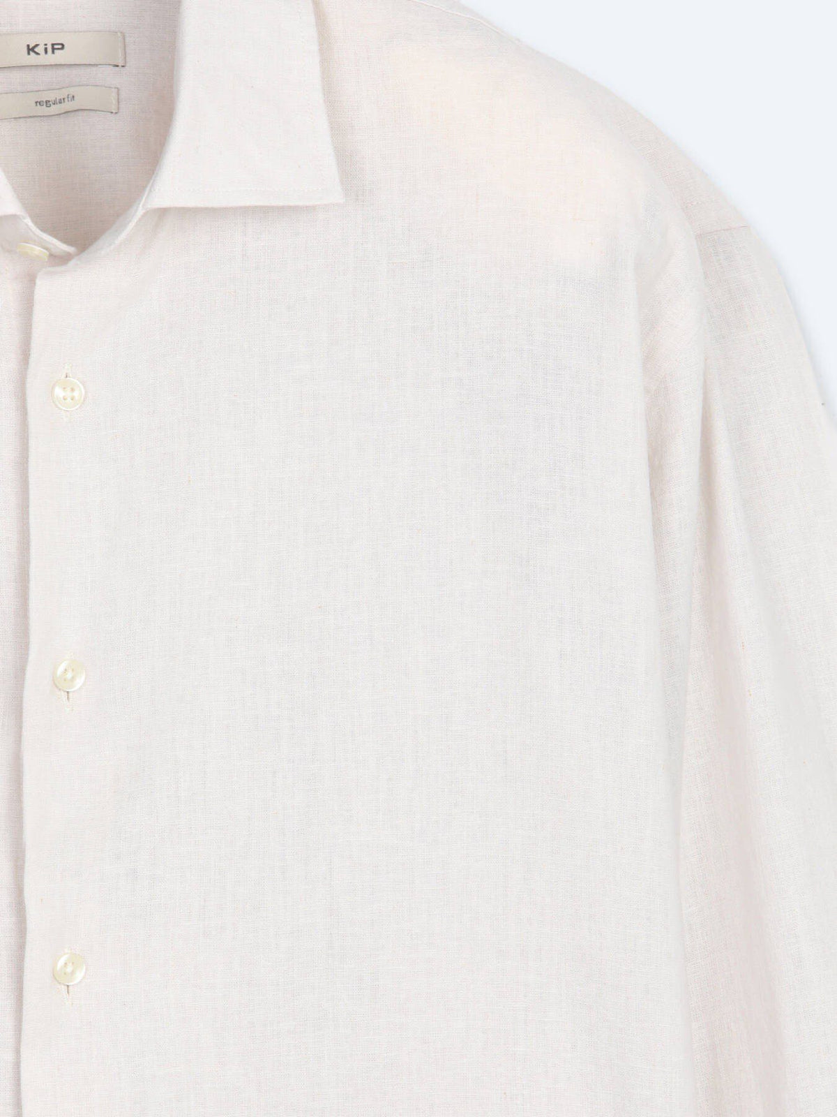 Beige Regular Fit Casual Baumwollhemd