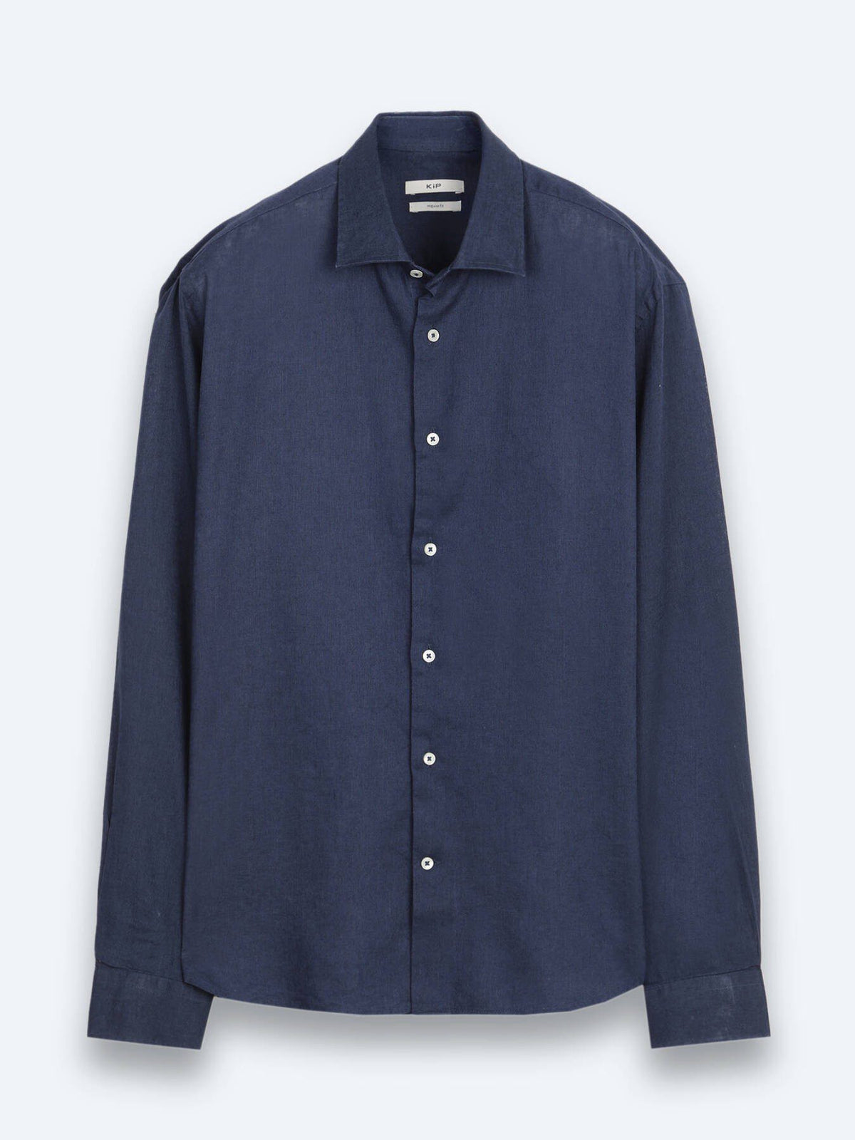 Indigo Regular Fit Casual Baumwollhemd