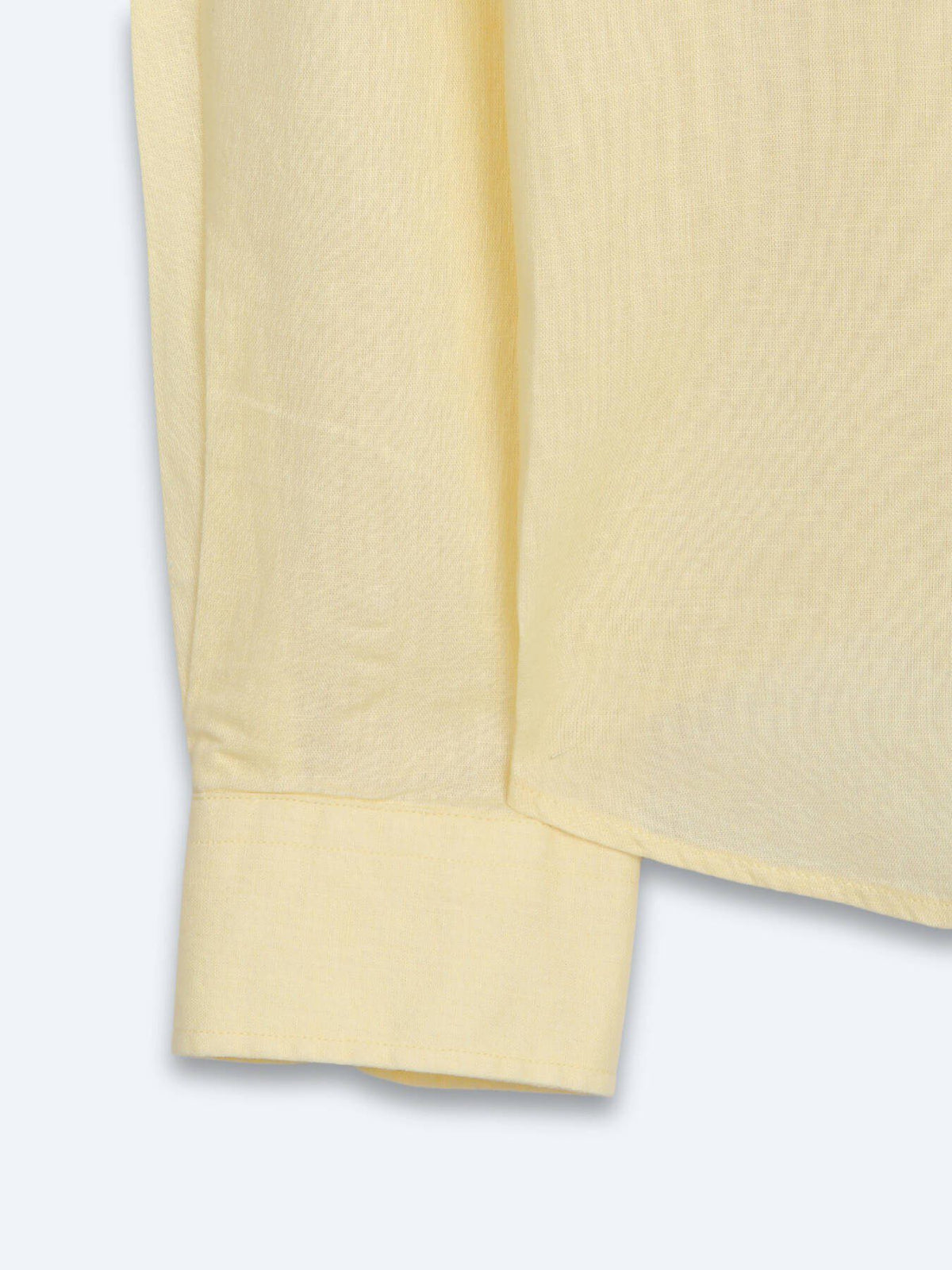 Gelbes Regular Fit Casual Hemd aus Baumwolle