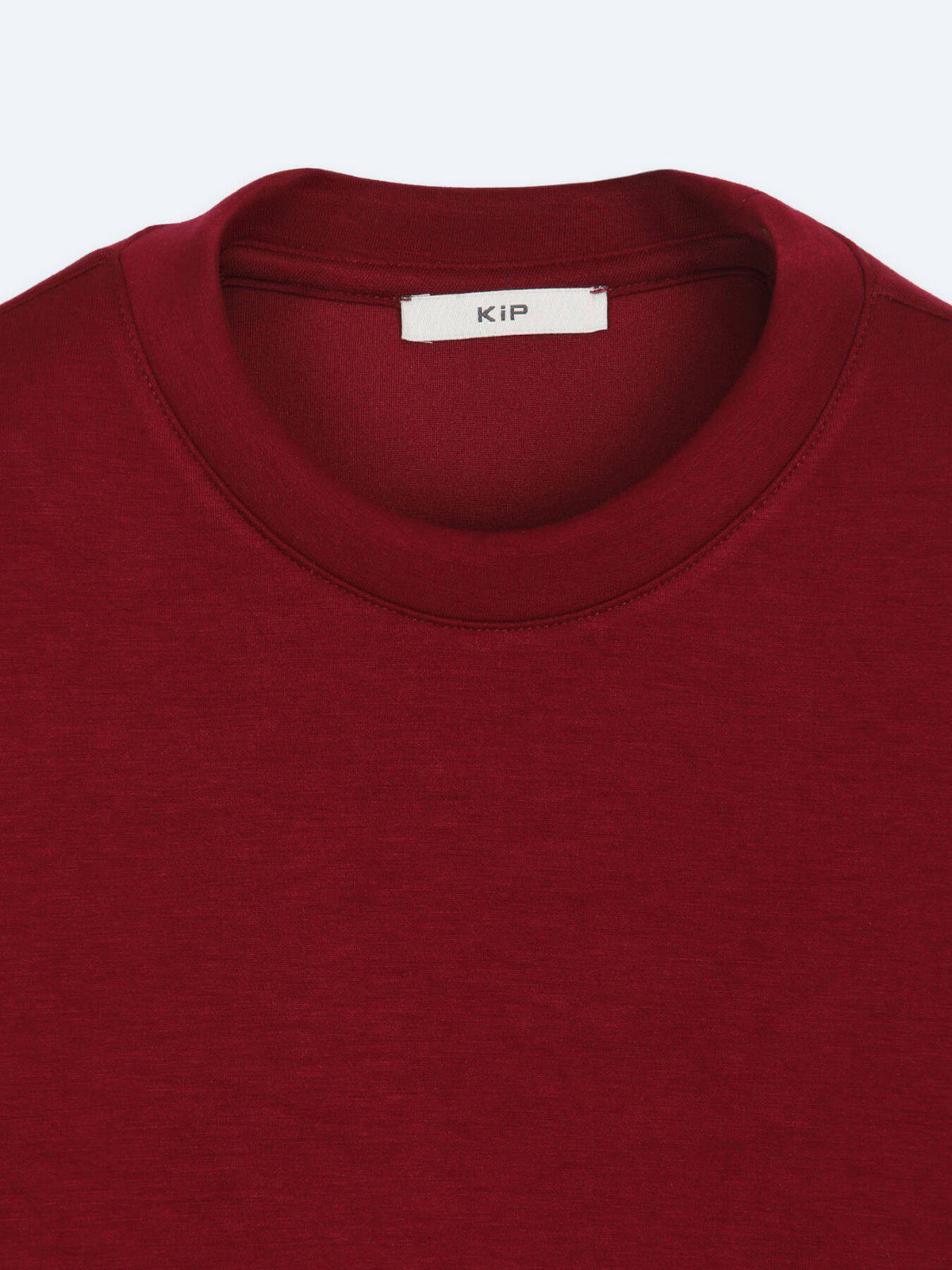 Bordeaux Unifarbenes Sweatshirt