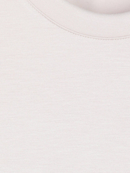 Beiges Unifarben Sweatshirt