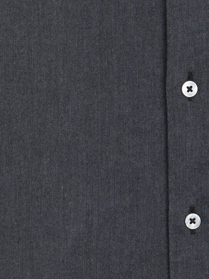 Schwarzes Casual Baumwollhemd Regular Fit