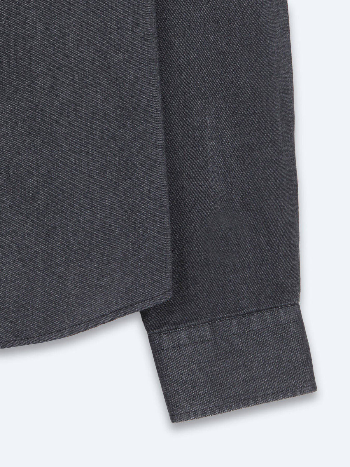 Schwarzes Casual Baumwollhemd Regular Fit