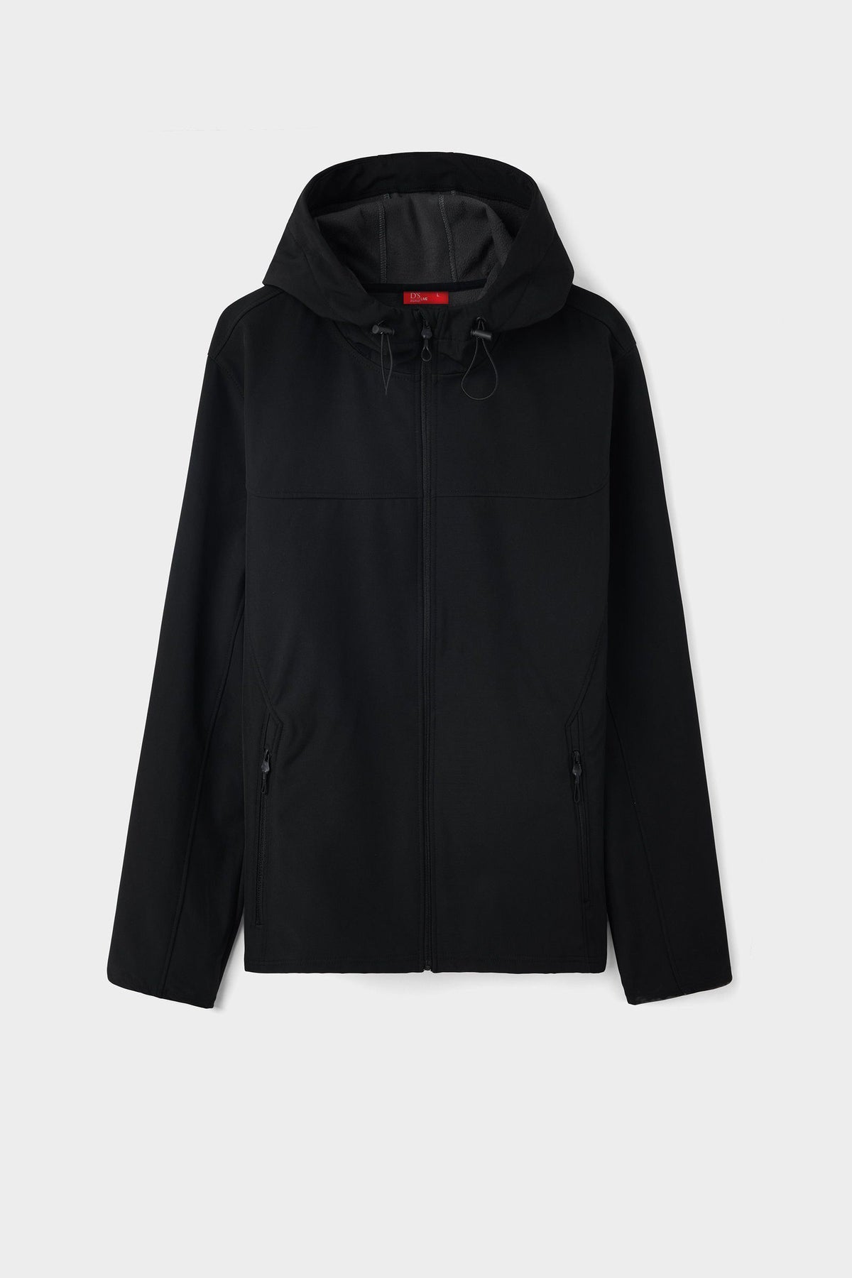 Ds Damat Regular Fit Schwarze Kapuzenjacke