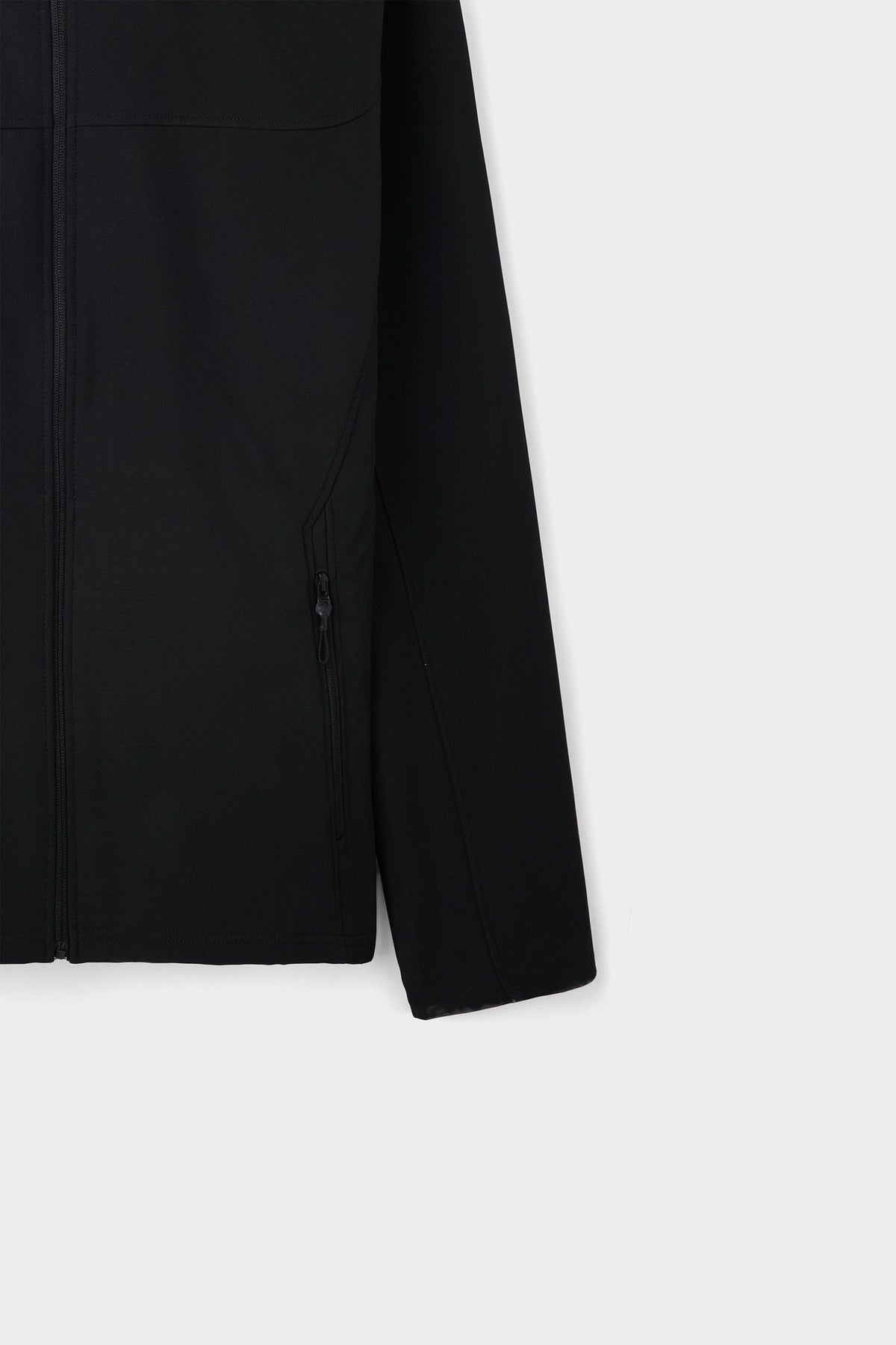 Ds Damat Regular Fit Schwarze Kapuzenjacke