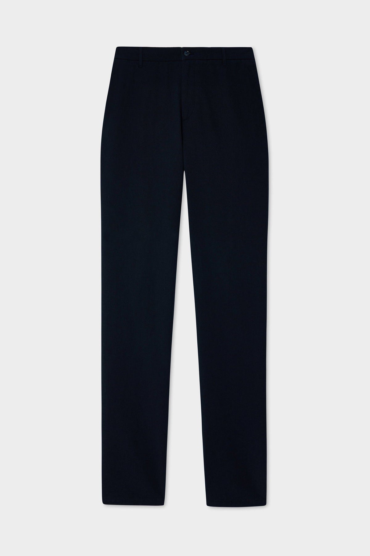 Ds Damat Schwarze Leinen Chino-Hose