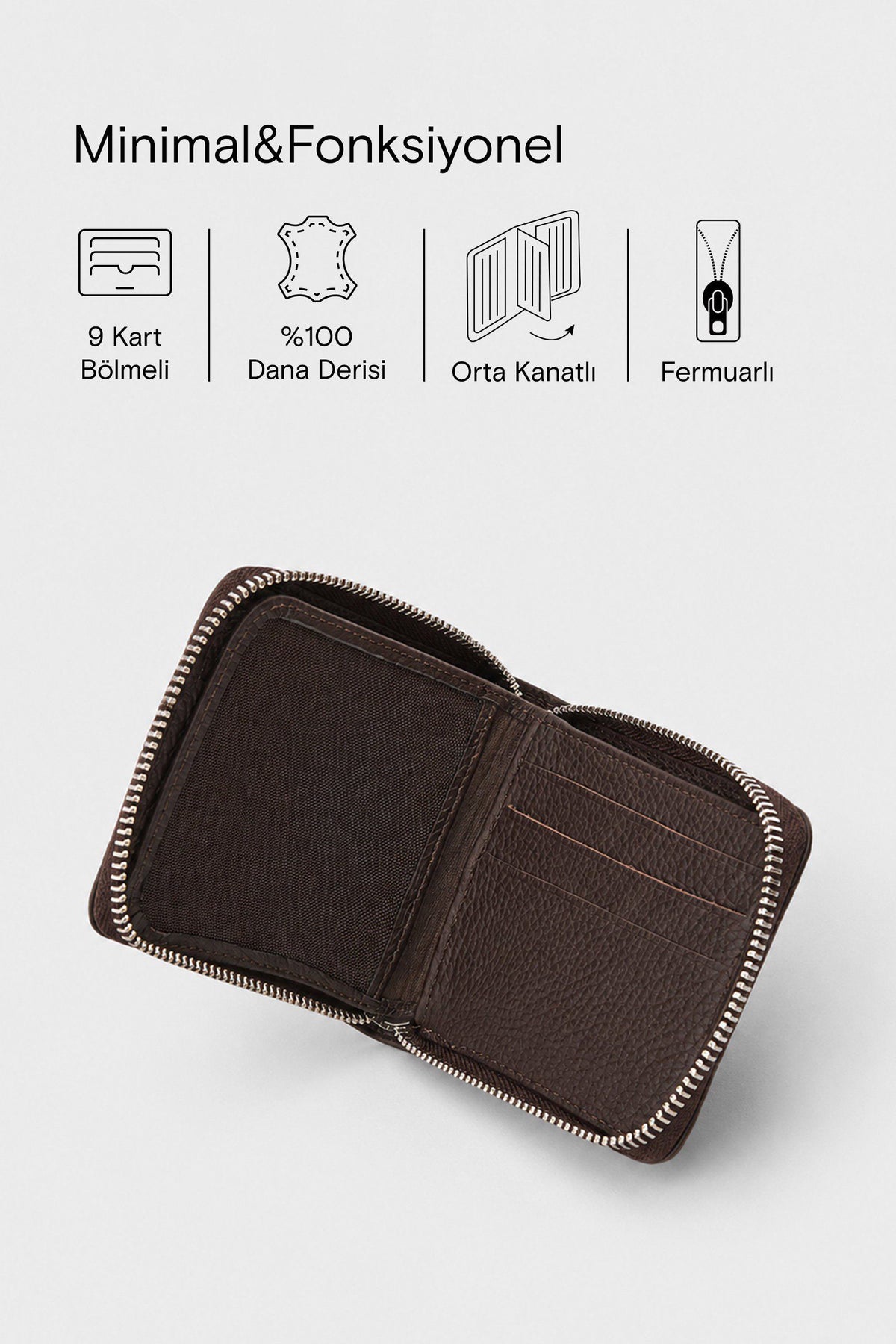 Ds Damat Schwarzes Zamak Logo Geldbörse