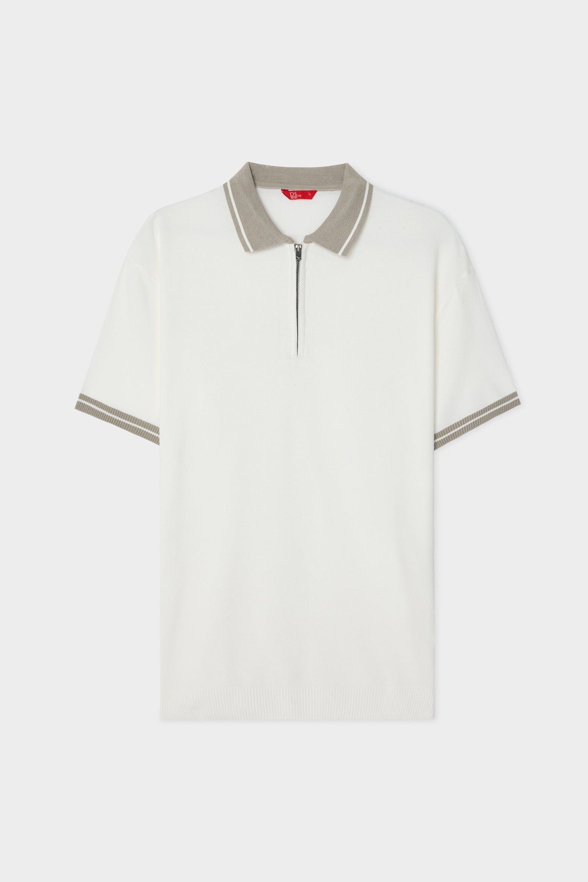 Ds Damat Regular Fit Creme Sommer T-Shirt