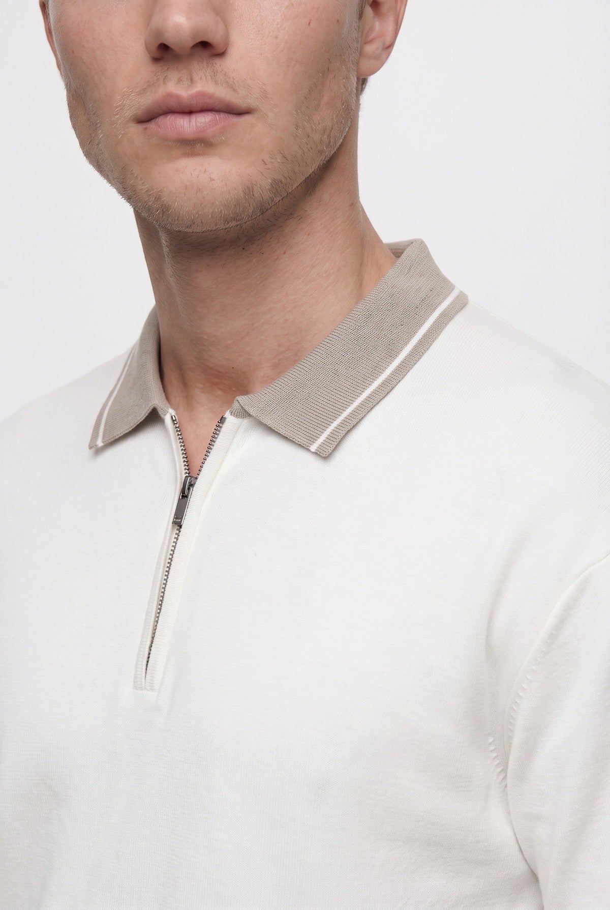 Ds Damat Regular Fit Creme Sommer T-Shirt