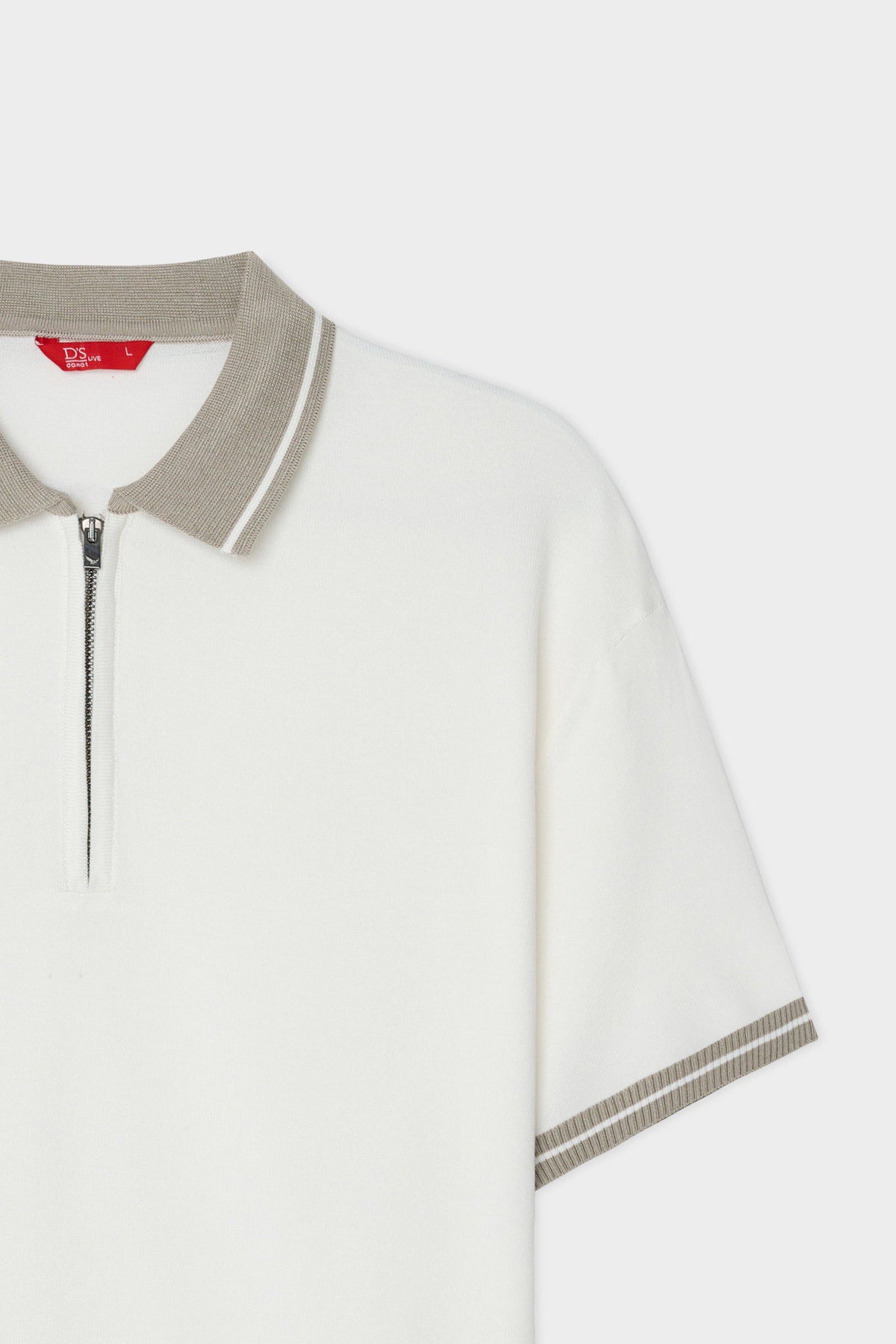 Ds Damat Regular Fit Creme Sommer T-Shirt