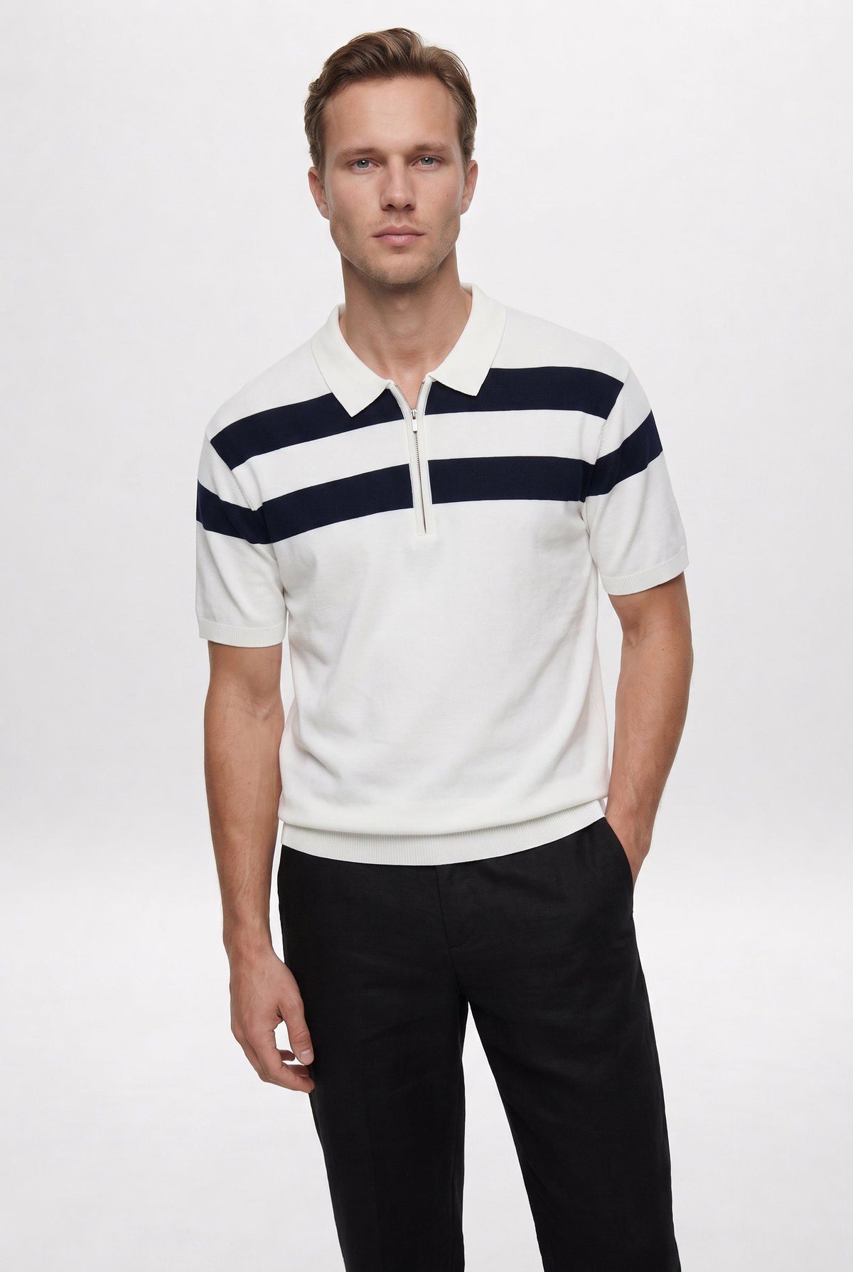 Ds Damat Regular Fit Creme Sommer T-Shirt