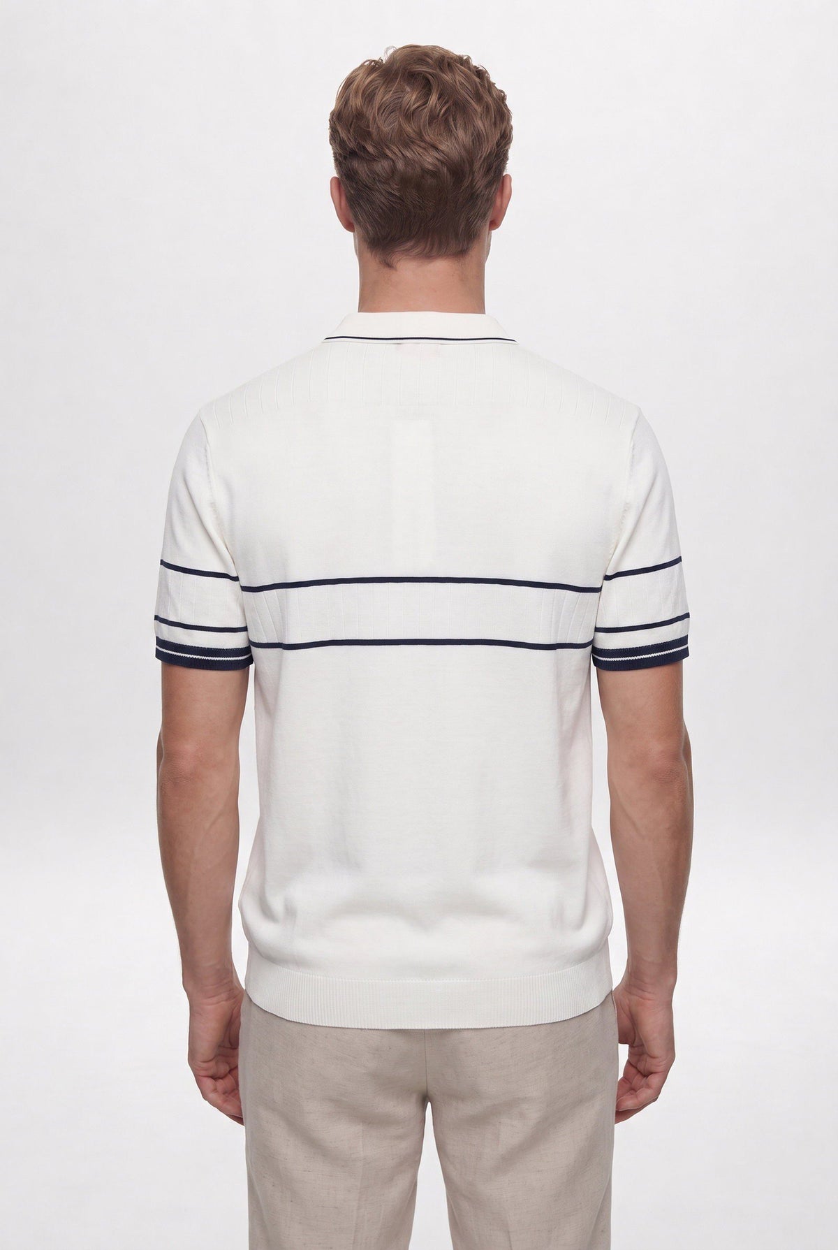 Ds Damat Regular Fit Creme Sommer T-Shirt