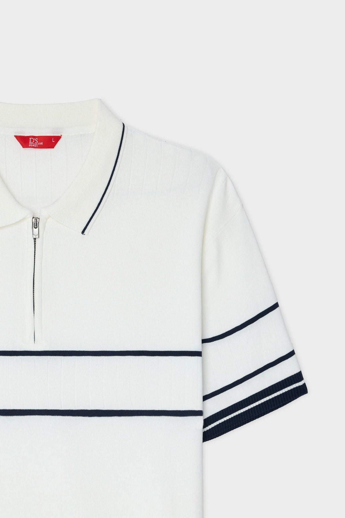 Ds Damat Regular Fit Creme Sommer T-Shirt