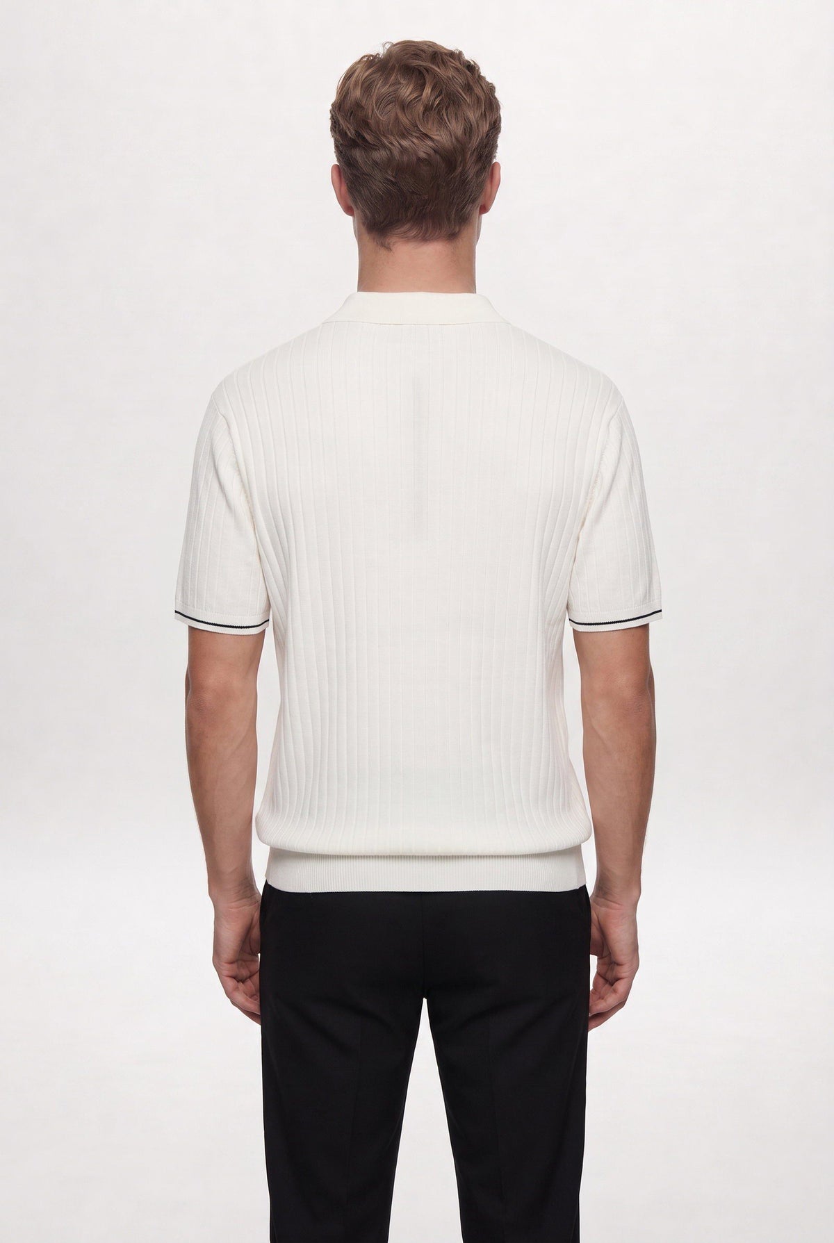 Ds Damat Regular Fit Creme Ripp T-Shirt