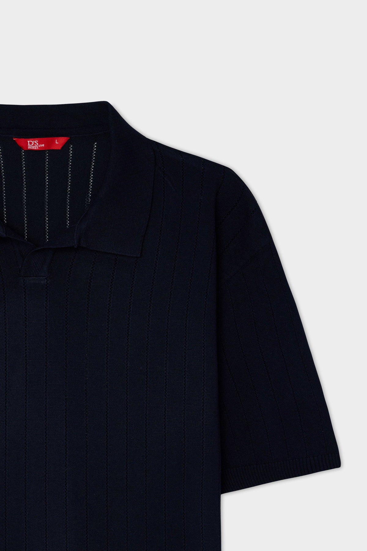 Ds Damat Regular Fit Navy Sommer T-Shirt