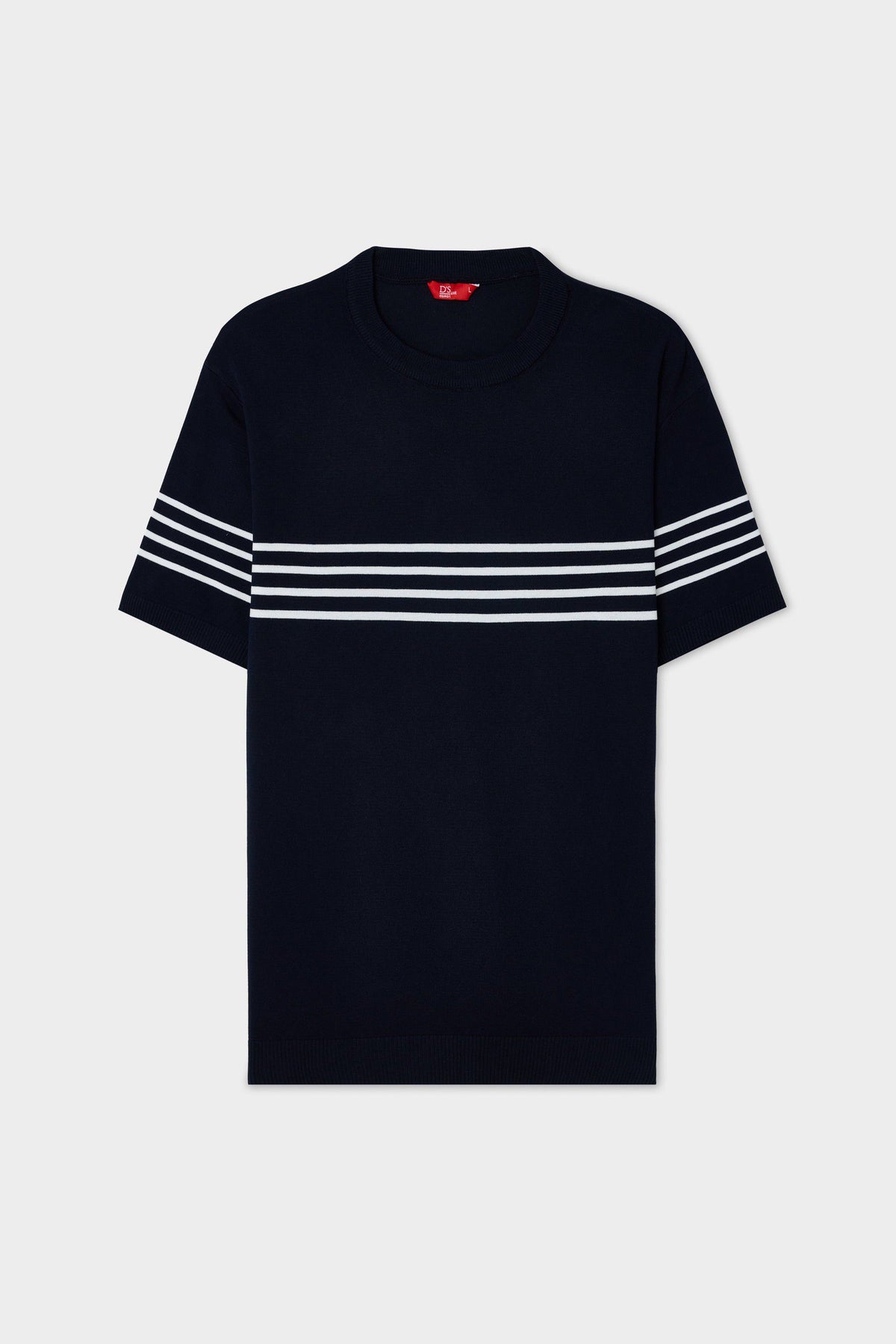 Ds Damat Slim Fit Navy Sommer T-Shirt
