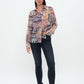 Printed - Long Sleeve Shirt - Beige blue