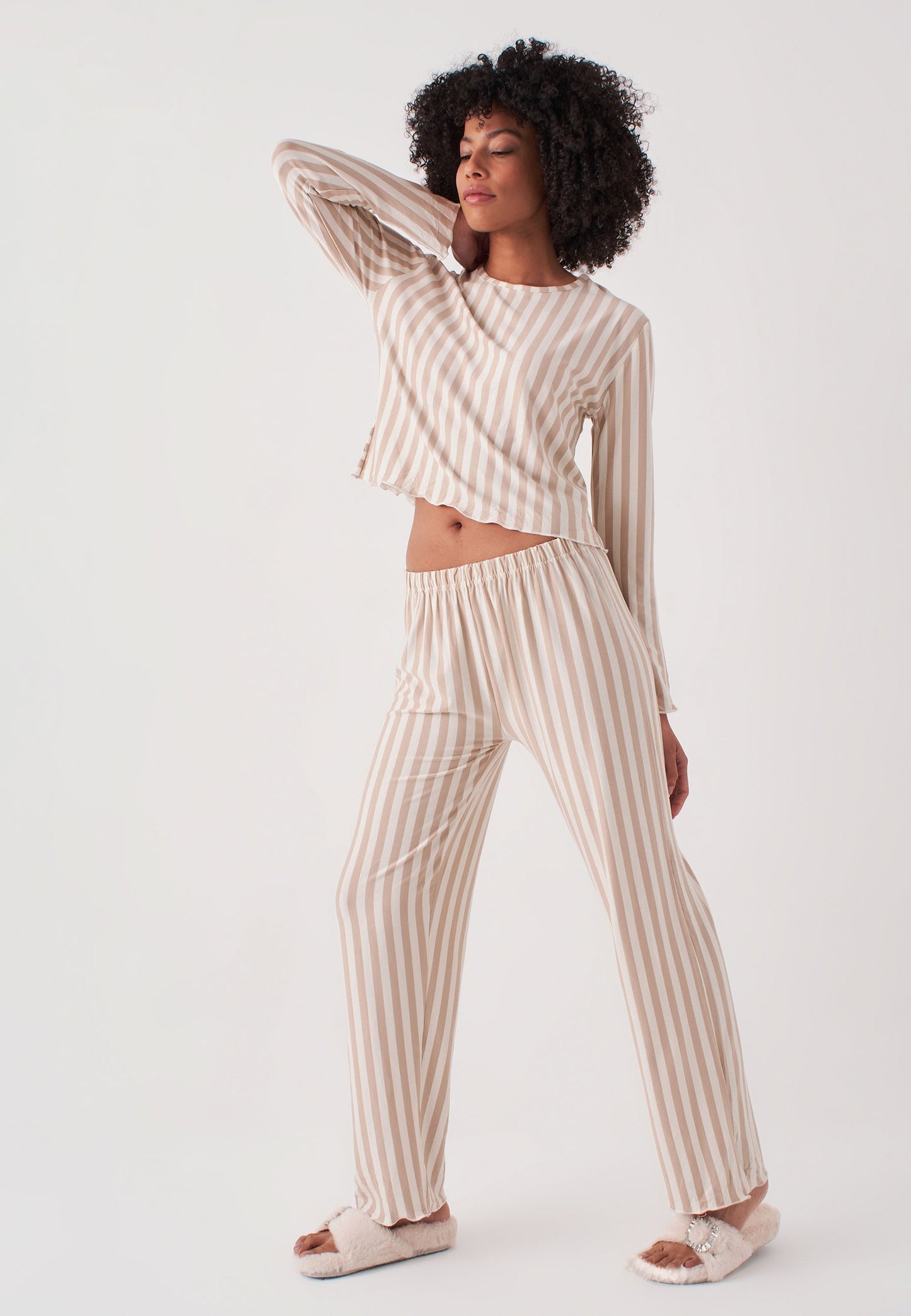 Long Sleeve Striped - Pyjama Set