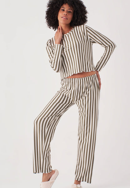 Long Sleeve Striped - Pyjama Set