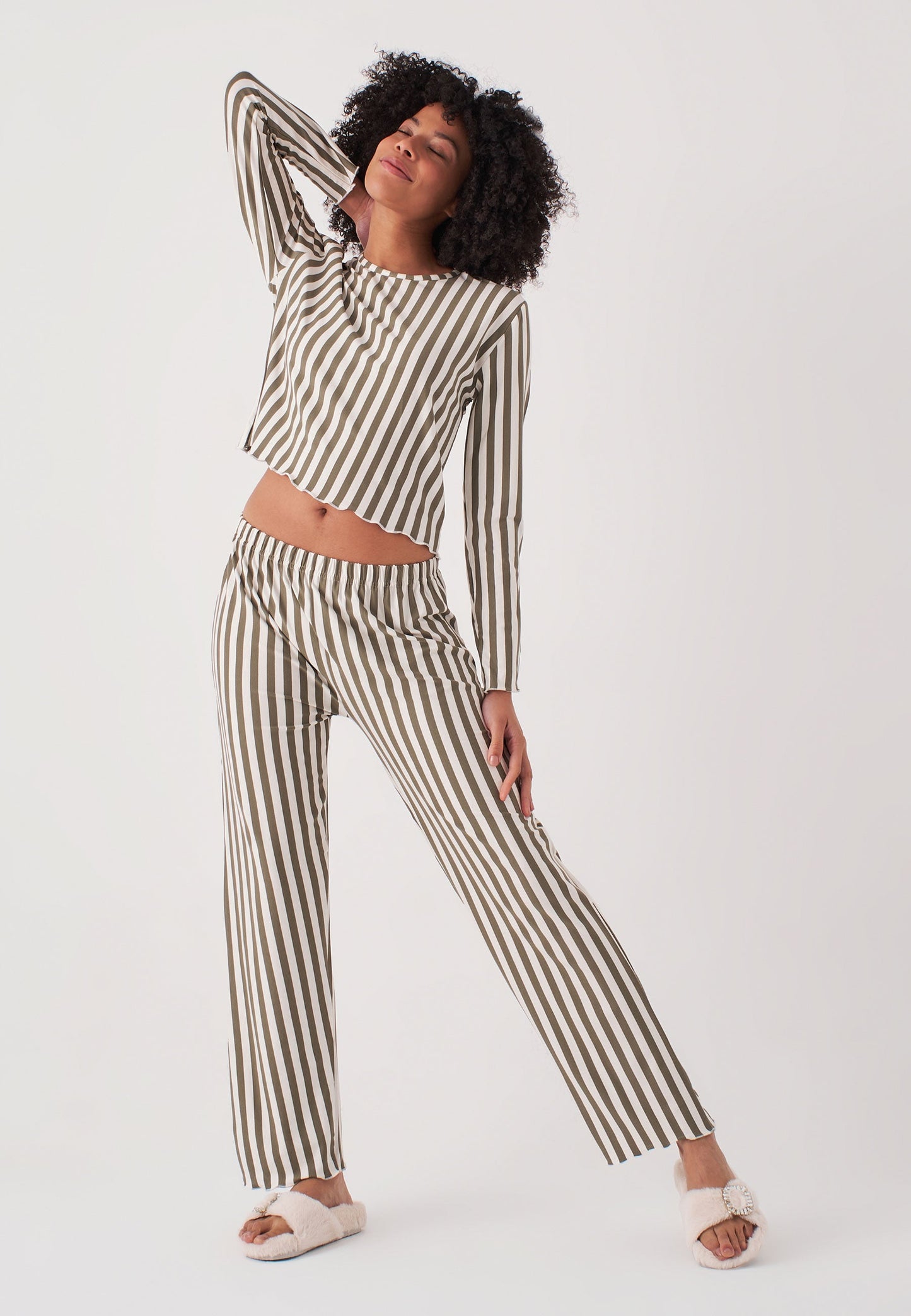 Long Sleeve Striped - Pyjama Set