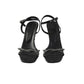 Women's Two-Band Waterway Stone Heeled Slipper Shoes