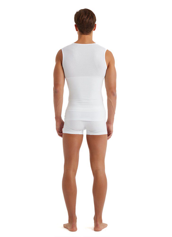 Herren Korsett Weste 9208 - Weiß