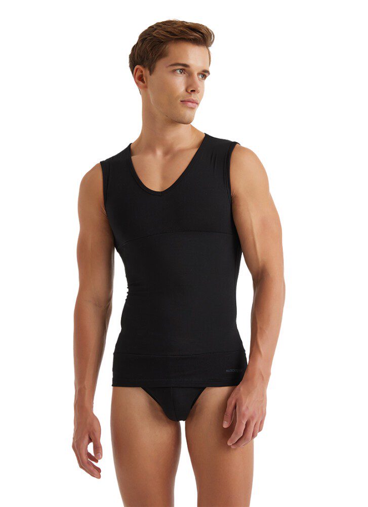Herren Kompressionsweste 9208 - Schwarz