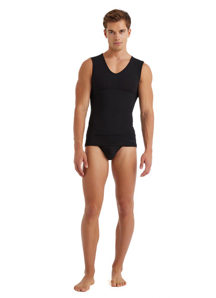 Herren Kompressionsweste 9208 - Schwarz