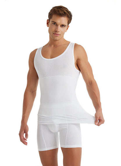 Herren Stütz-Weste 9209 - Weiß