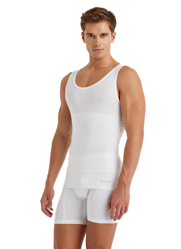 Herren Stütz-Weste 9209 - Weiß
