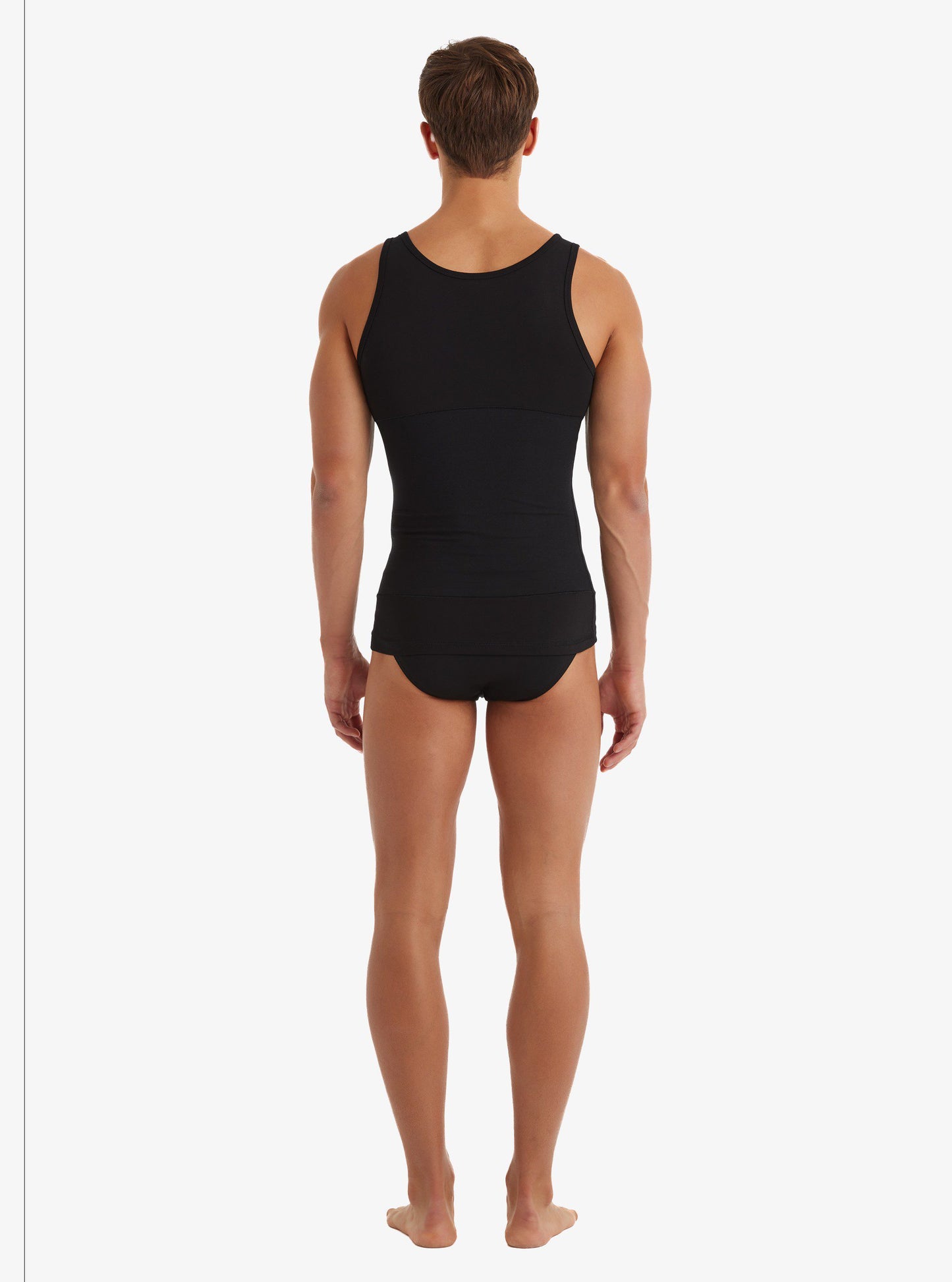Herren Korsett Weste 9209 - Schwarz