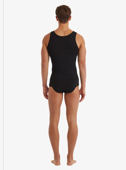 Herren Korsett Weste 9209 - Schwarz
