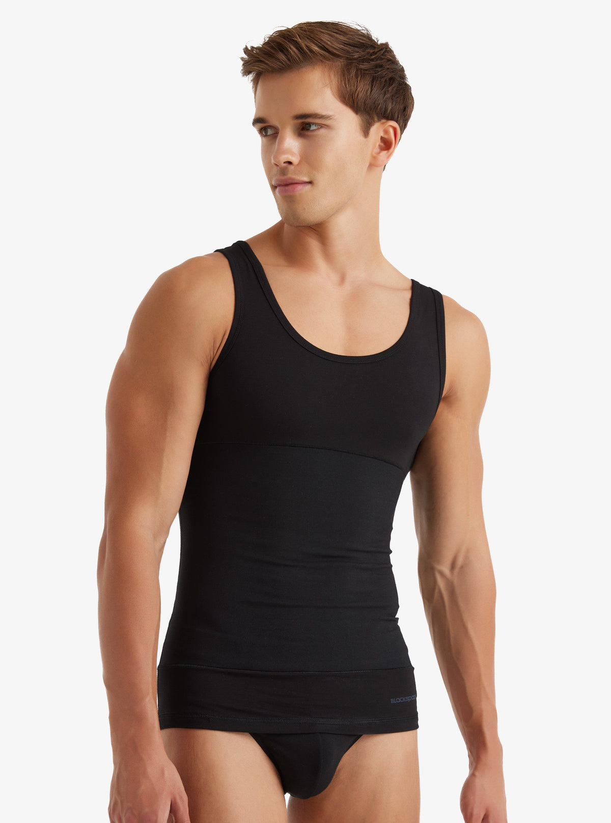 Herren Korsett Weste 9209 - Schwarz