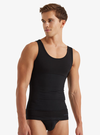 Herren Korsett Weste 9209 - Schwarz