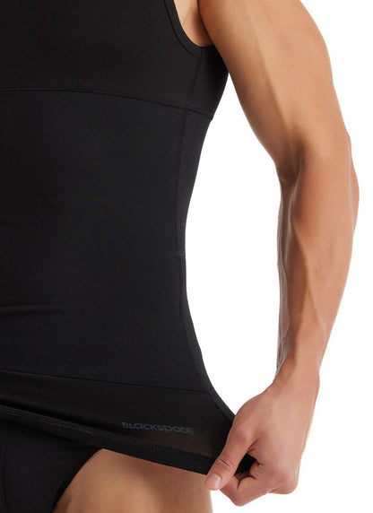 Herren Korsett Weste 9209 - Schwarz