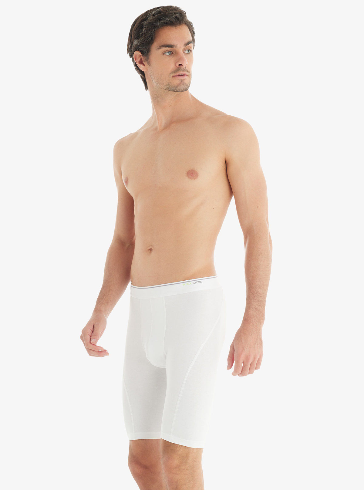 Herren Baumwoll Stretch Boxershorts 9230 - Weiß