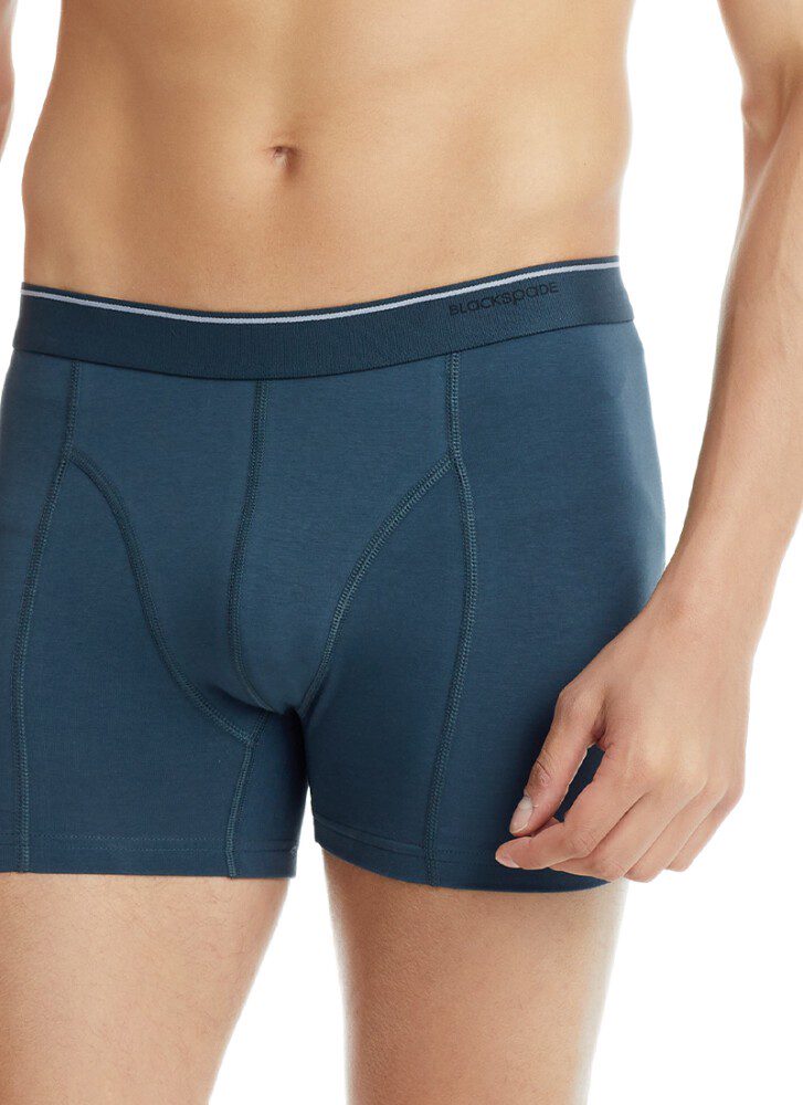 Herren Fein Baumwoll Stretch Boxershorts 9233 - Anthrazit