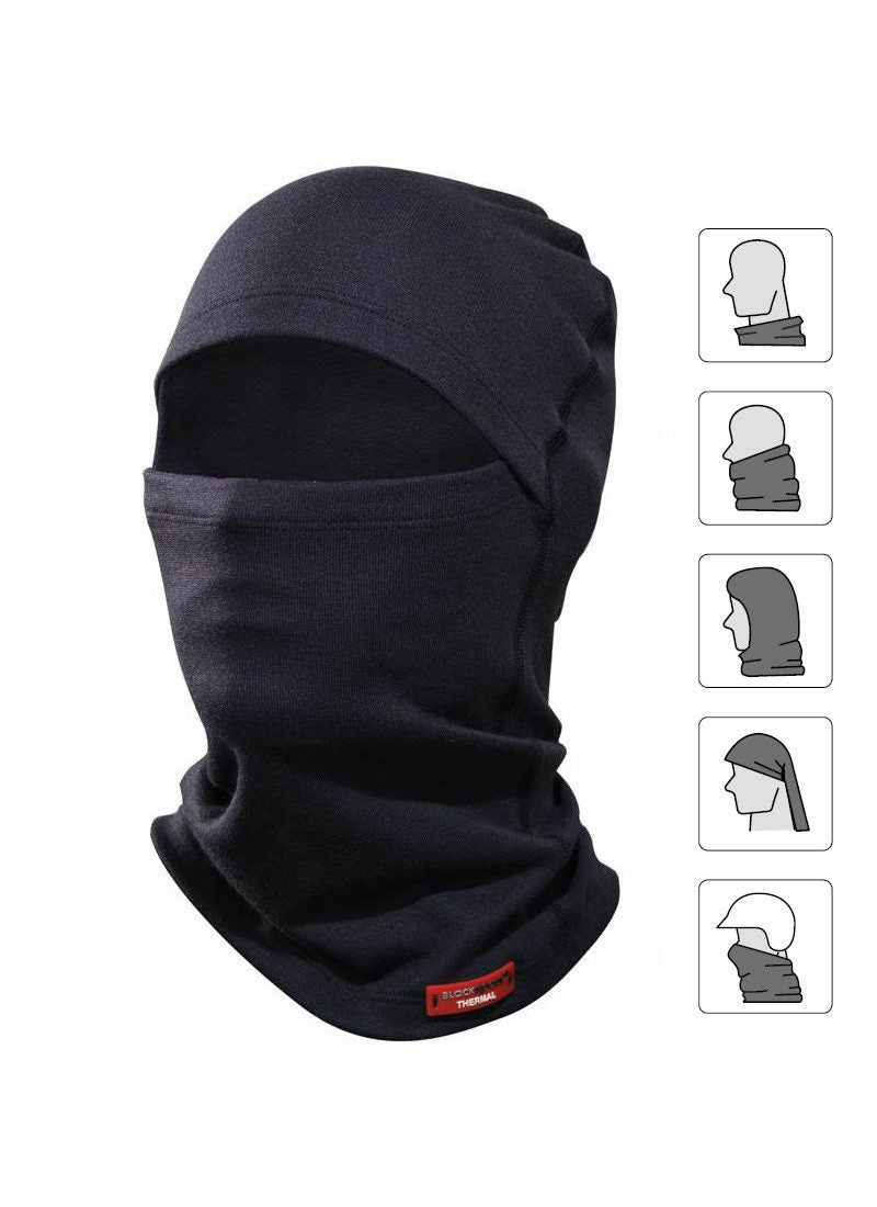 Thermische Gesichtsmaske 9255 - Schwarz
