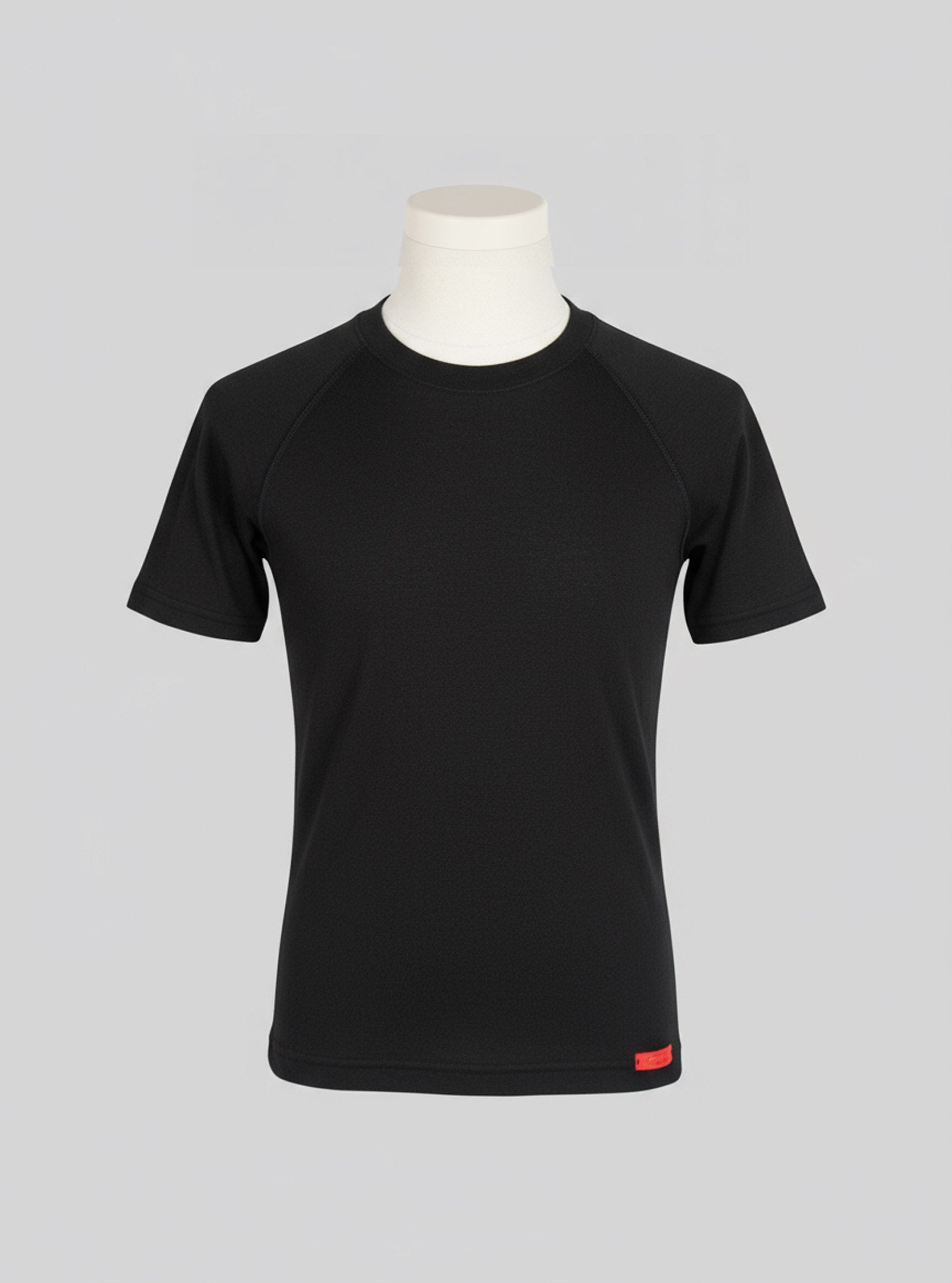 Kinder Thermo T-Shirt Level 2 - Schwarz