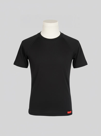 Kinder Thermo T-Shirt Level 2 - Schwarz