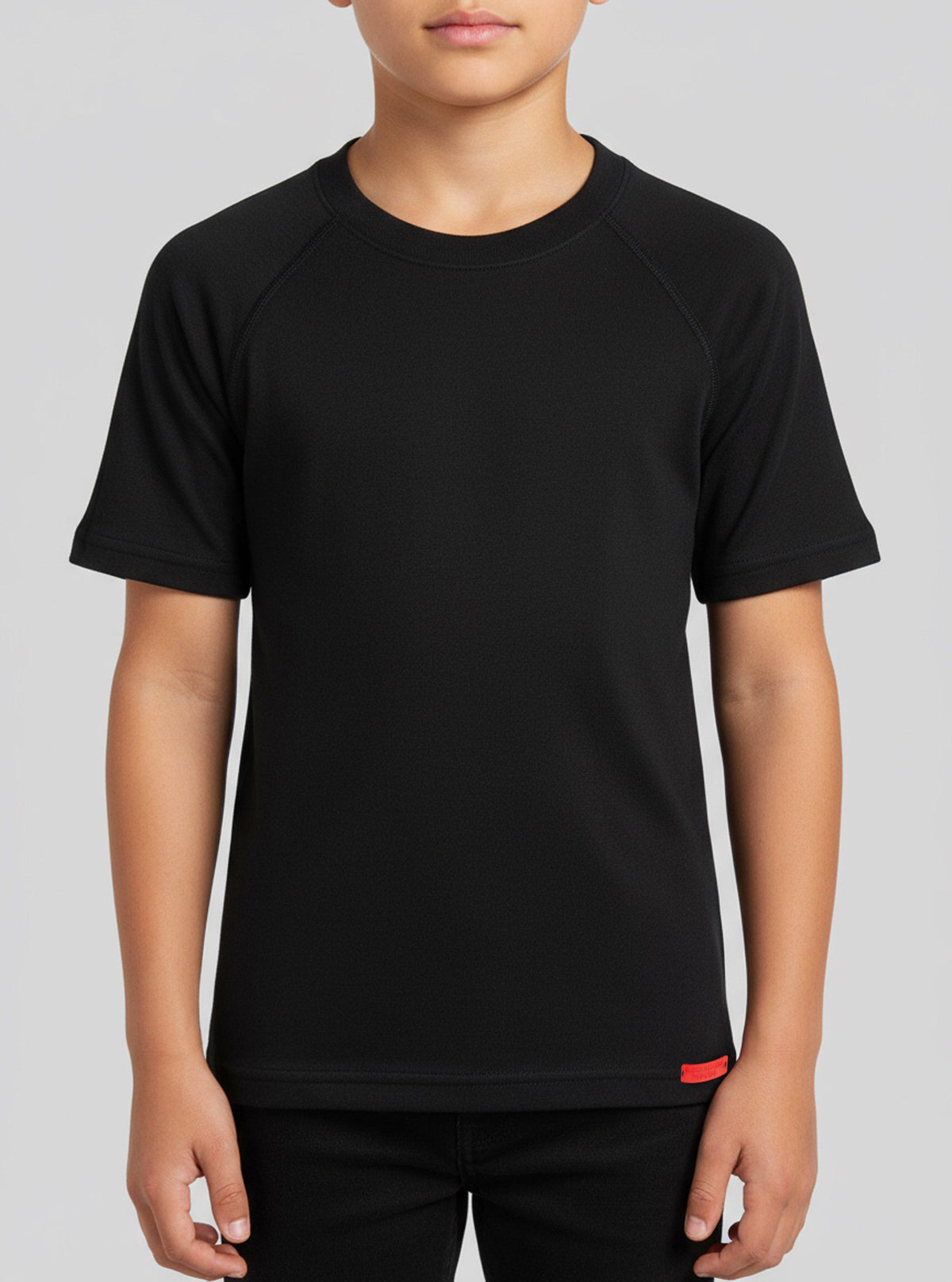 Kinder Thermo T-Shirt Level 2 - Schwarz