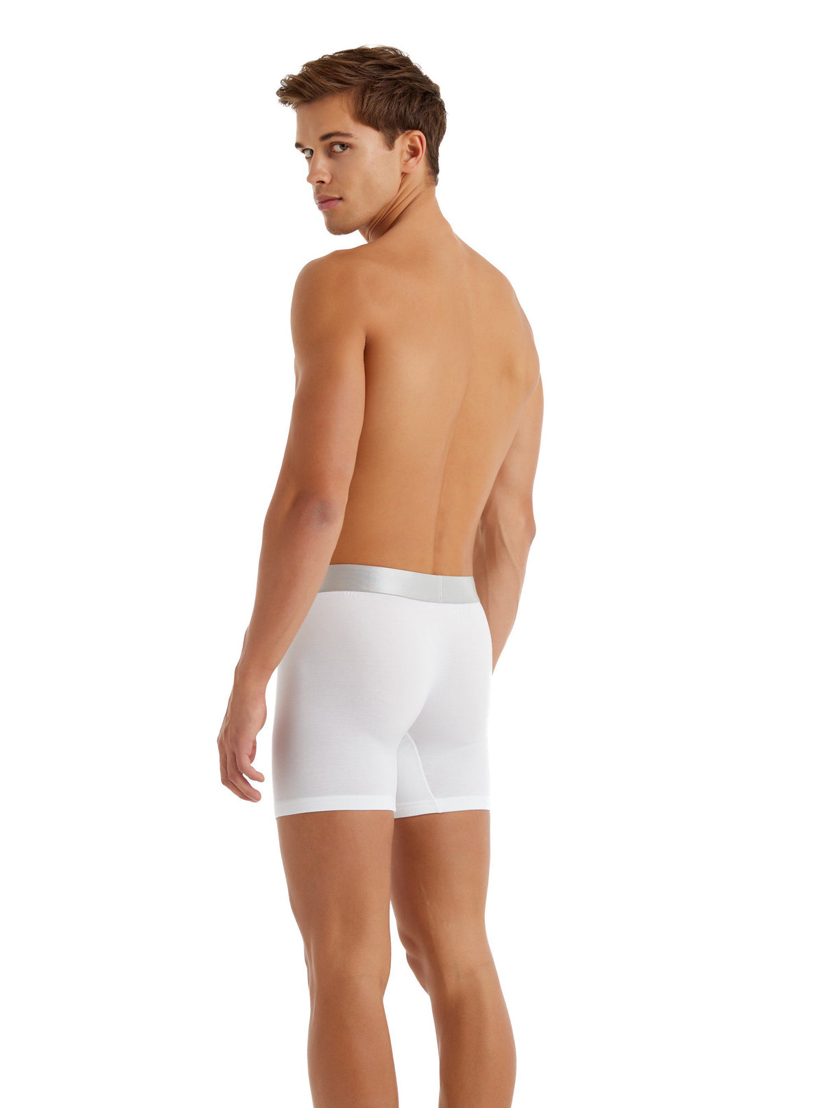 Herren Modal Elastan Boxershorts 9302 - Weiß