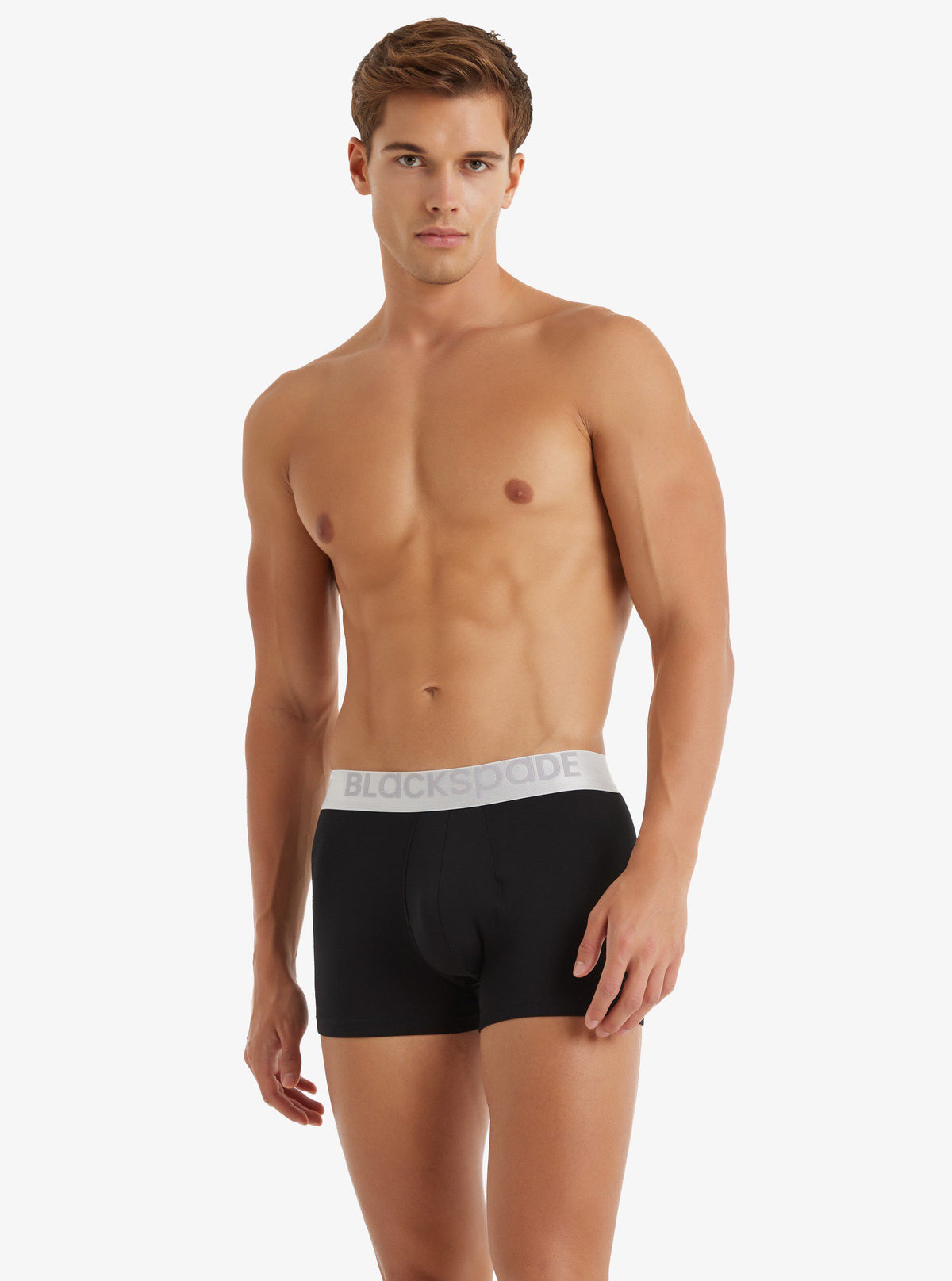 Herren Modal Elastan Boxershorts 9302 - Schwarz