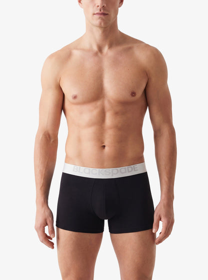 Herren Modal Elastan Boxershorts 9302 - Schwarz