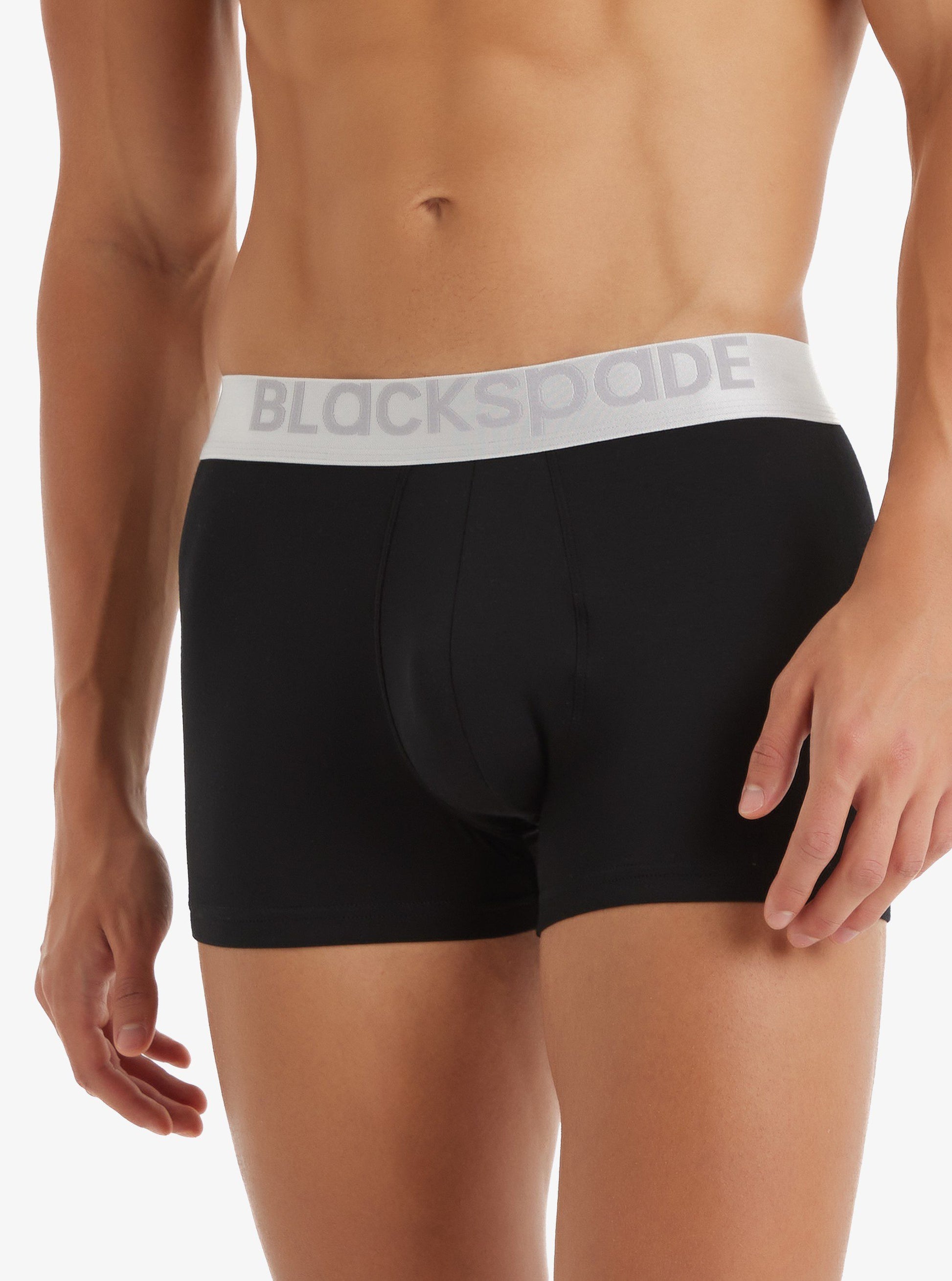 Herren Modal Elastan Boxershorts 9302 - Schwarz