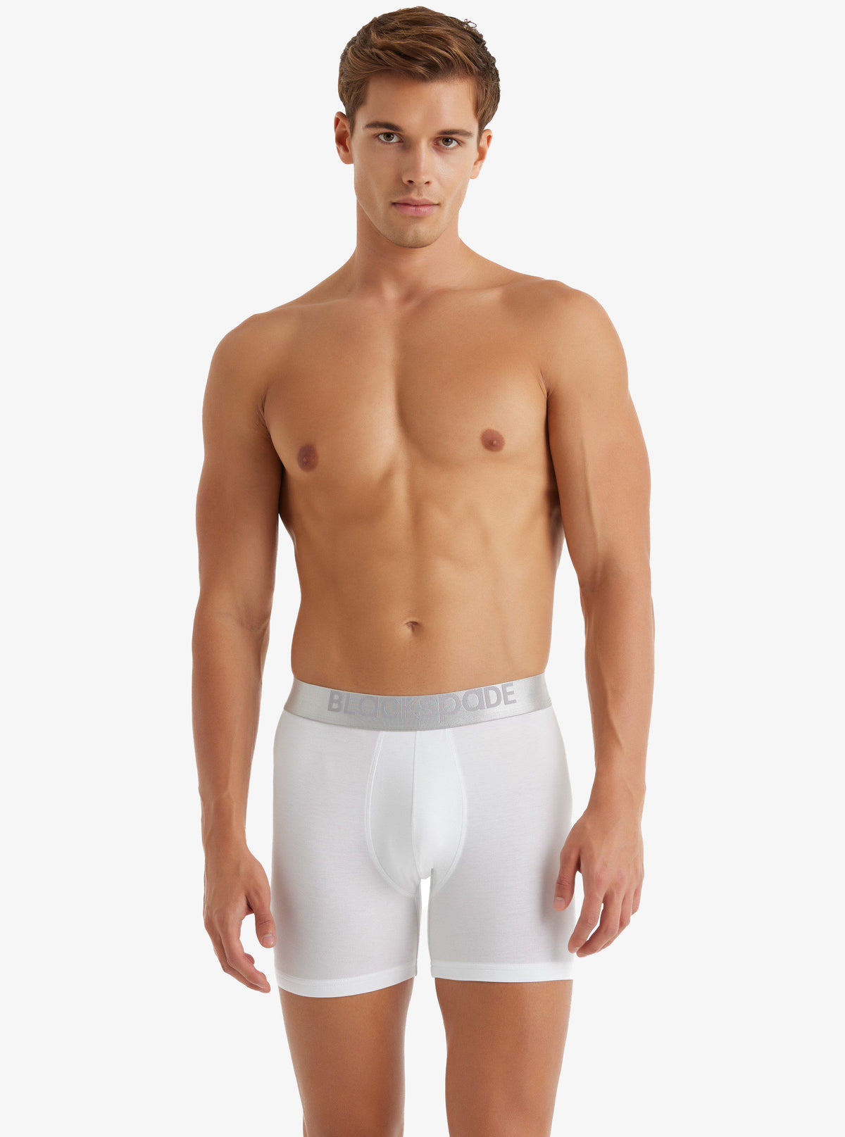Herren Modal Elastan Boxershorts 9303 - Weiß