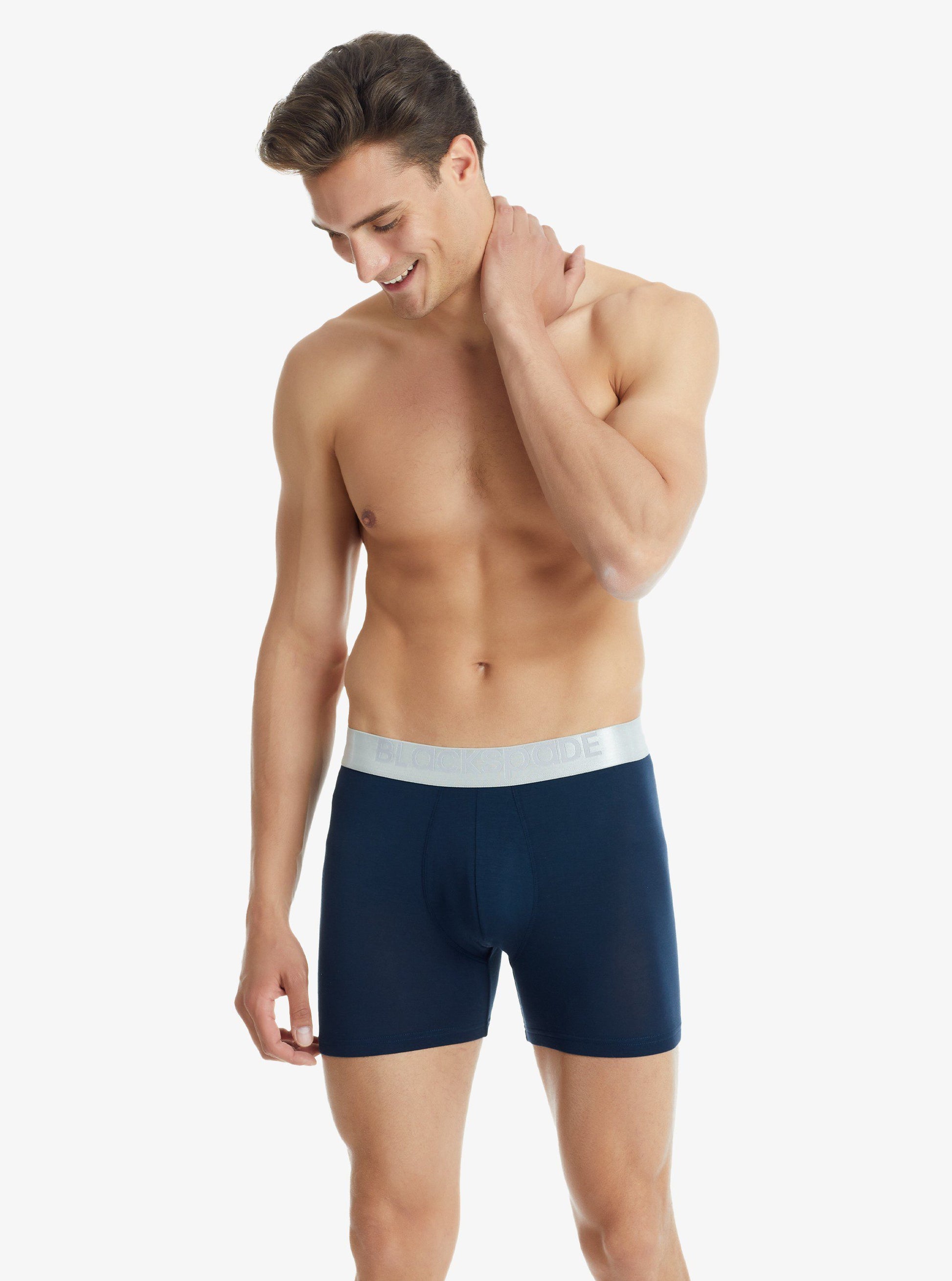 Herren Modal Elastan Boxershorts 9303 - Navy
